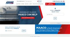 Desktop Screenshot of maaco.com